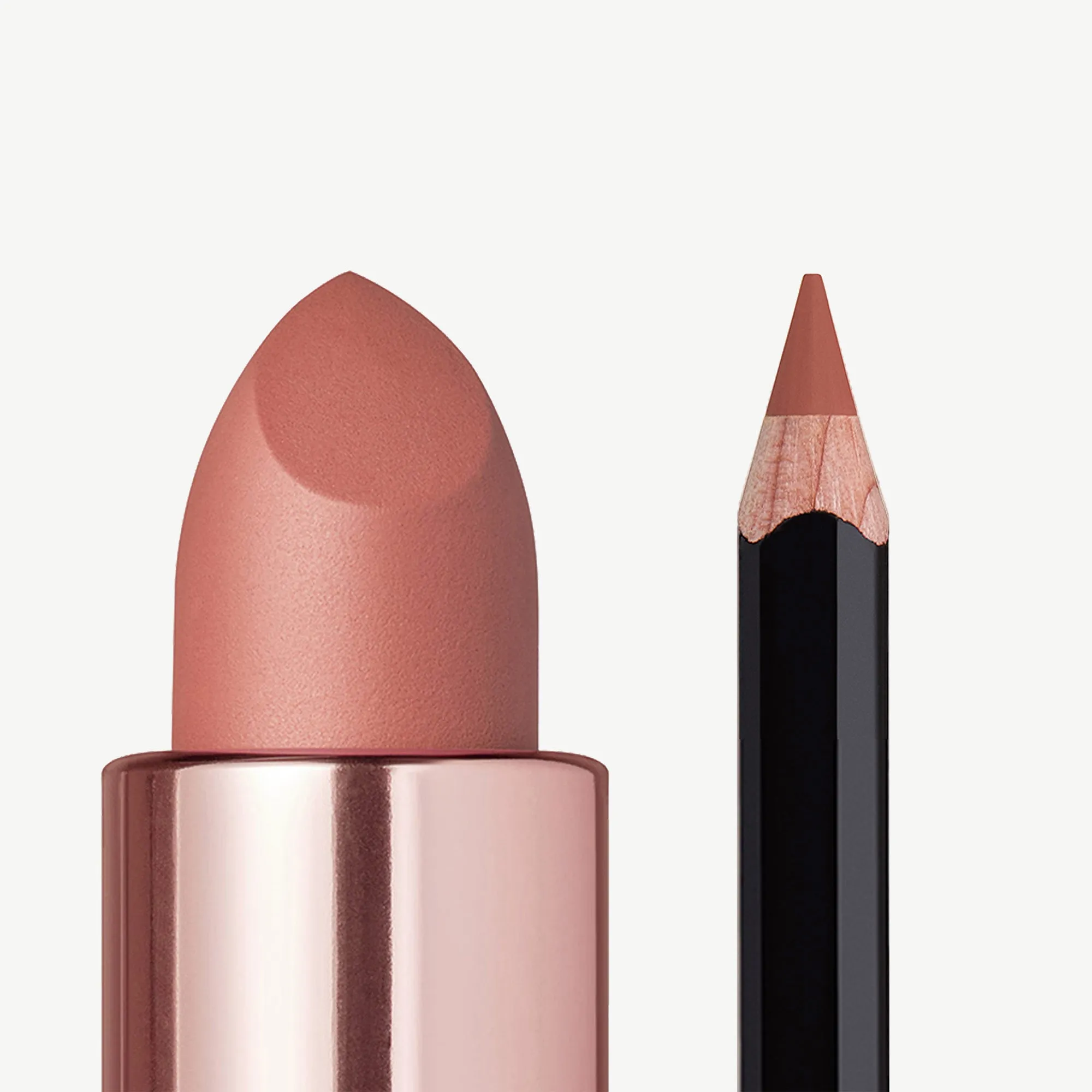 Velvet-Matte Lip Duo Warm Taupe & Warm Taupe - Image 12
