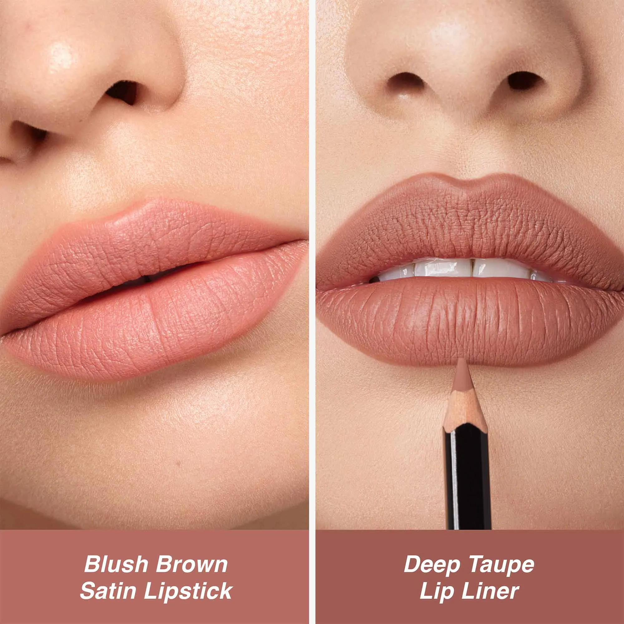 Velvet-Matte Lip Duo Warm Taupe & Warm Taupe - Image 15