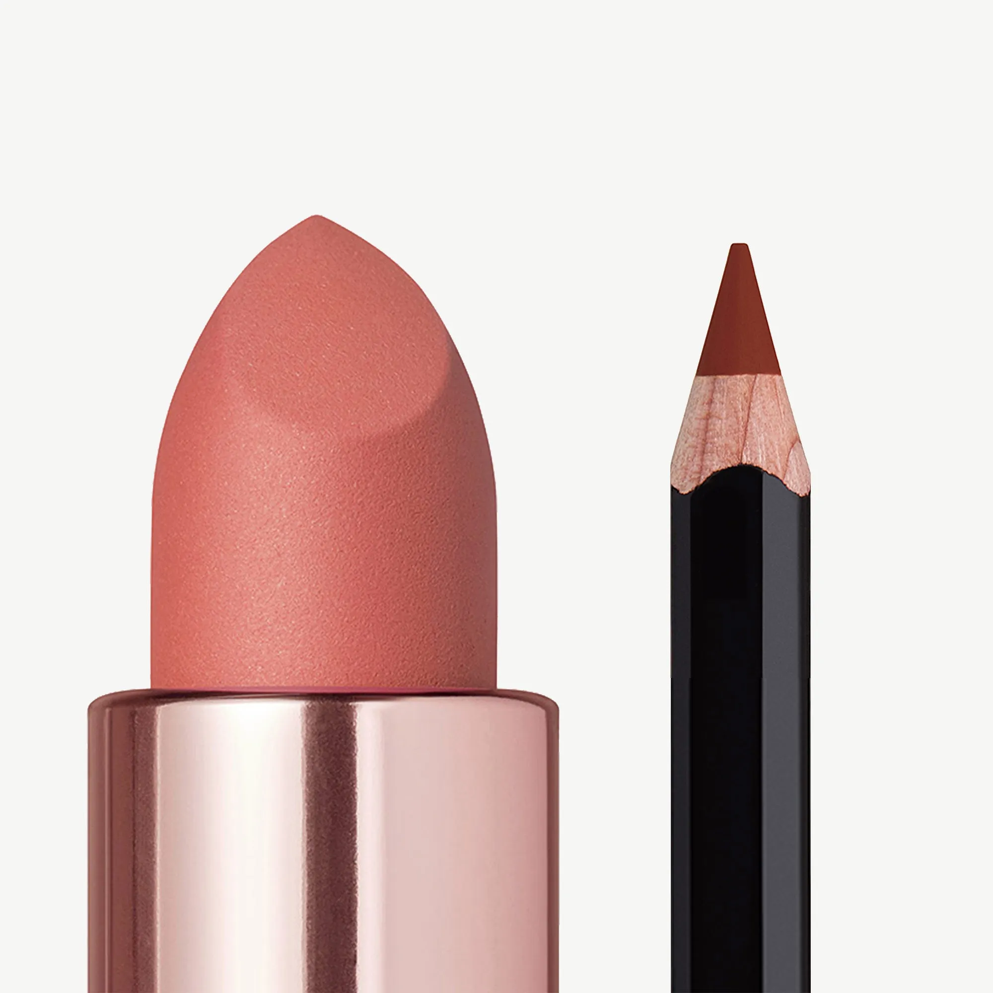 Velvet-Matte Lip Duo Warm Taupe & Warm Taupe - Image 11