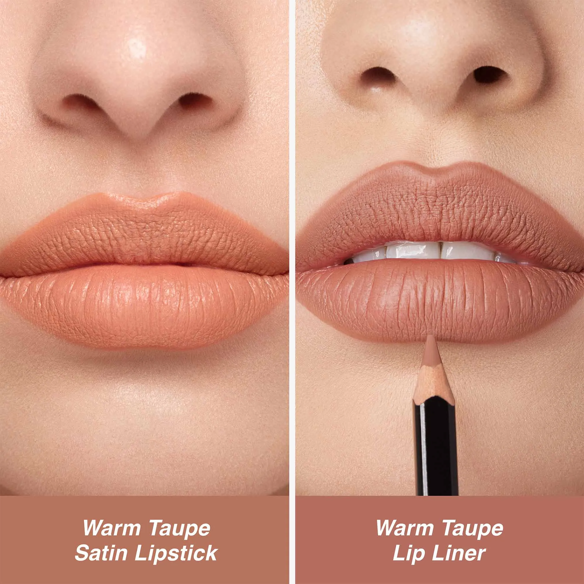 Velvet-Matte Lip Duo Warm Taupe & Warm Taupe - Image 13